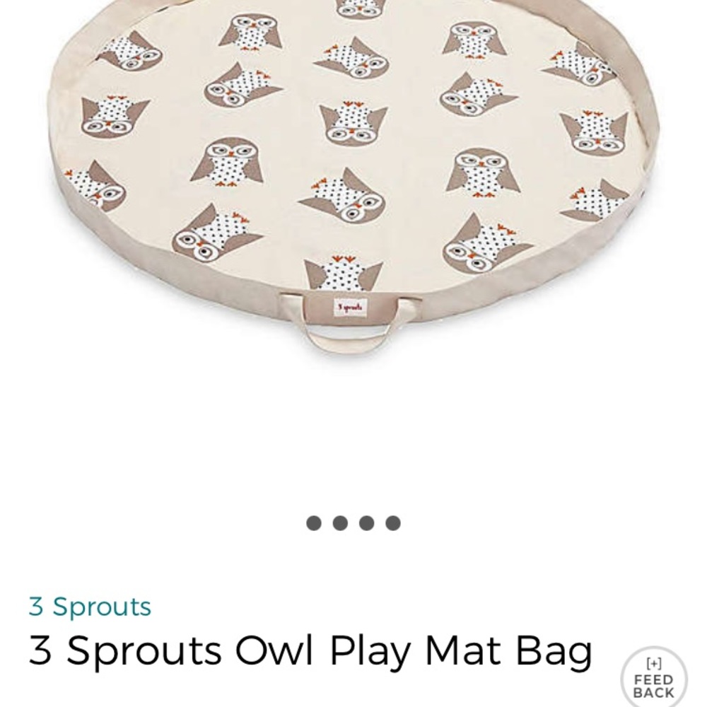 3 Sprouts - play mat bag